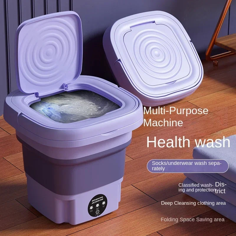 PocketSuds-8L Foldable Washing Machine Bucket